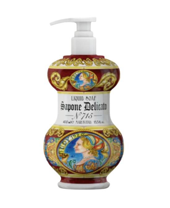 MAIOLICHE ALBARELLO N° 715 DOMINA SAPONE DELICATO MANI E VISO 400 ML - Magnumfarma.it