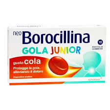 NEOBOROCILLINA GOLA JUNIOR 15 PASTIGLIE GUSTO COLA - Magnumfarma.it
