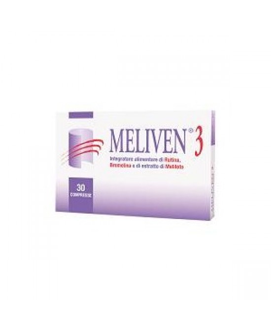 MELIVEN 3 Integratore Alimentare 30 Compresse Natural Bradel - Magnumfarma.it