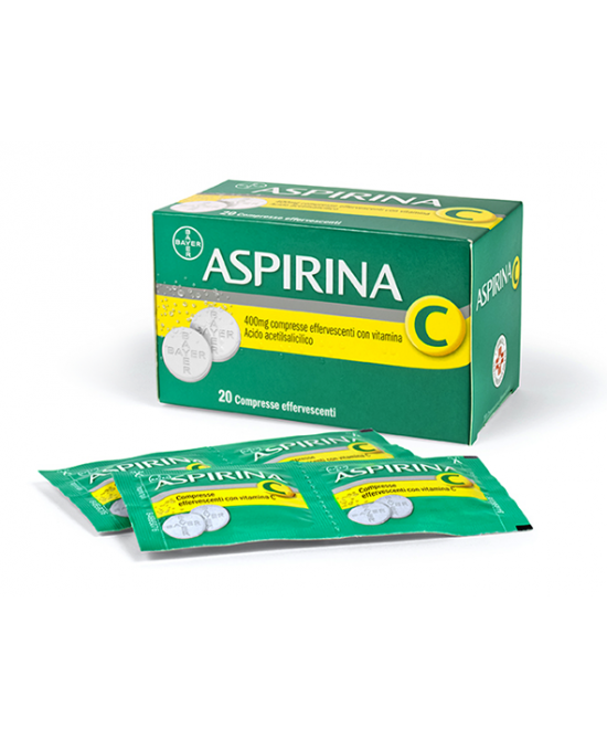 ASPIRINA C 20 COMPRESSE EFFERVESCENTI 400+240MG - Magnumfarma.it