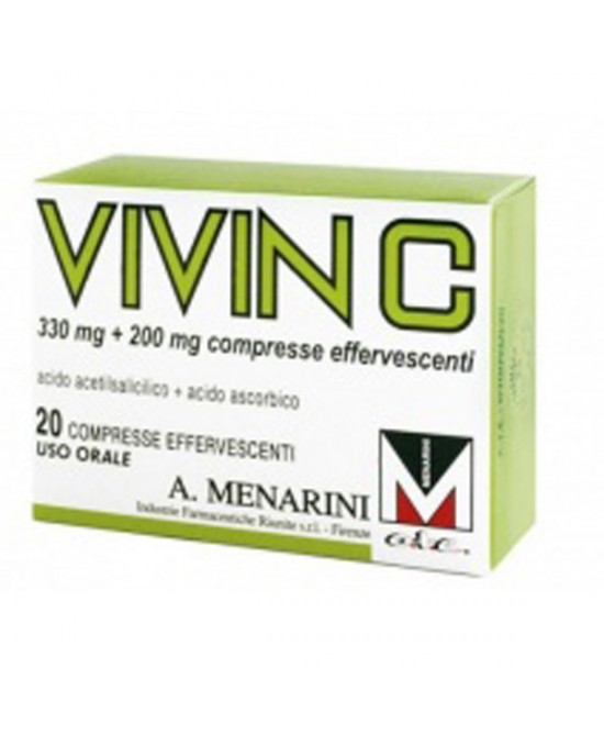 VIVIN C 20 COMPRESSE EFFERVESCENTI 330MG+200MG - Magnumfarma.it