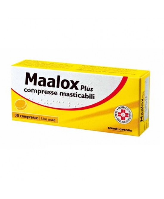 MAALOX PLUS 30 COMPRESSE MASTICABILI - Magnumfarma.it