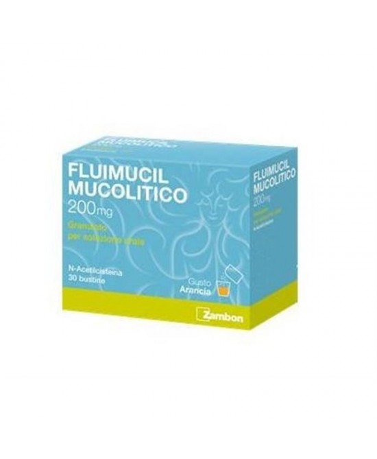 FLUIMUCIL MUCOLITICO GRANULATO PER SOLUZIONE ORALE 10 BUSTINE 600 MG N-ACETILCISTEINA - Magnumfarma.it