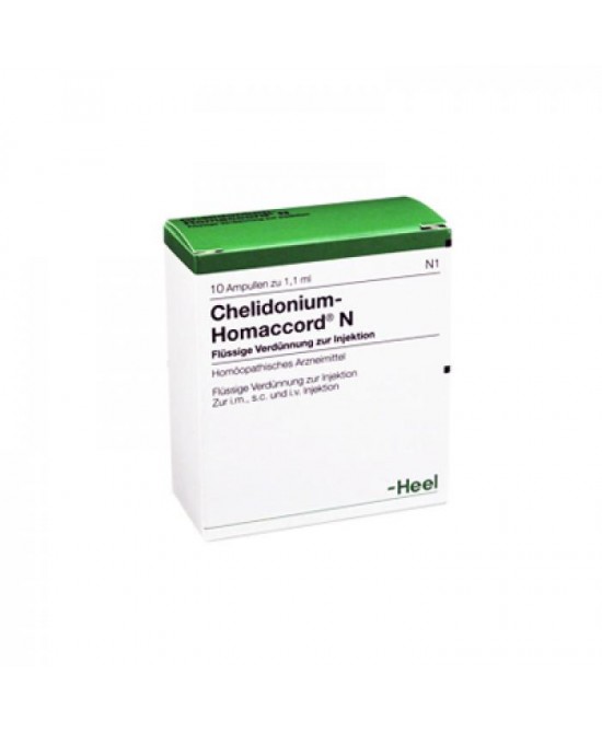 HEEL CHELIDONIUM HOMACCORD 10 FIALE - Magnumfarma.it