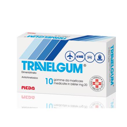 TRAVELGUM*10GOMME MAST 20MG - Magnumfarma.it