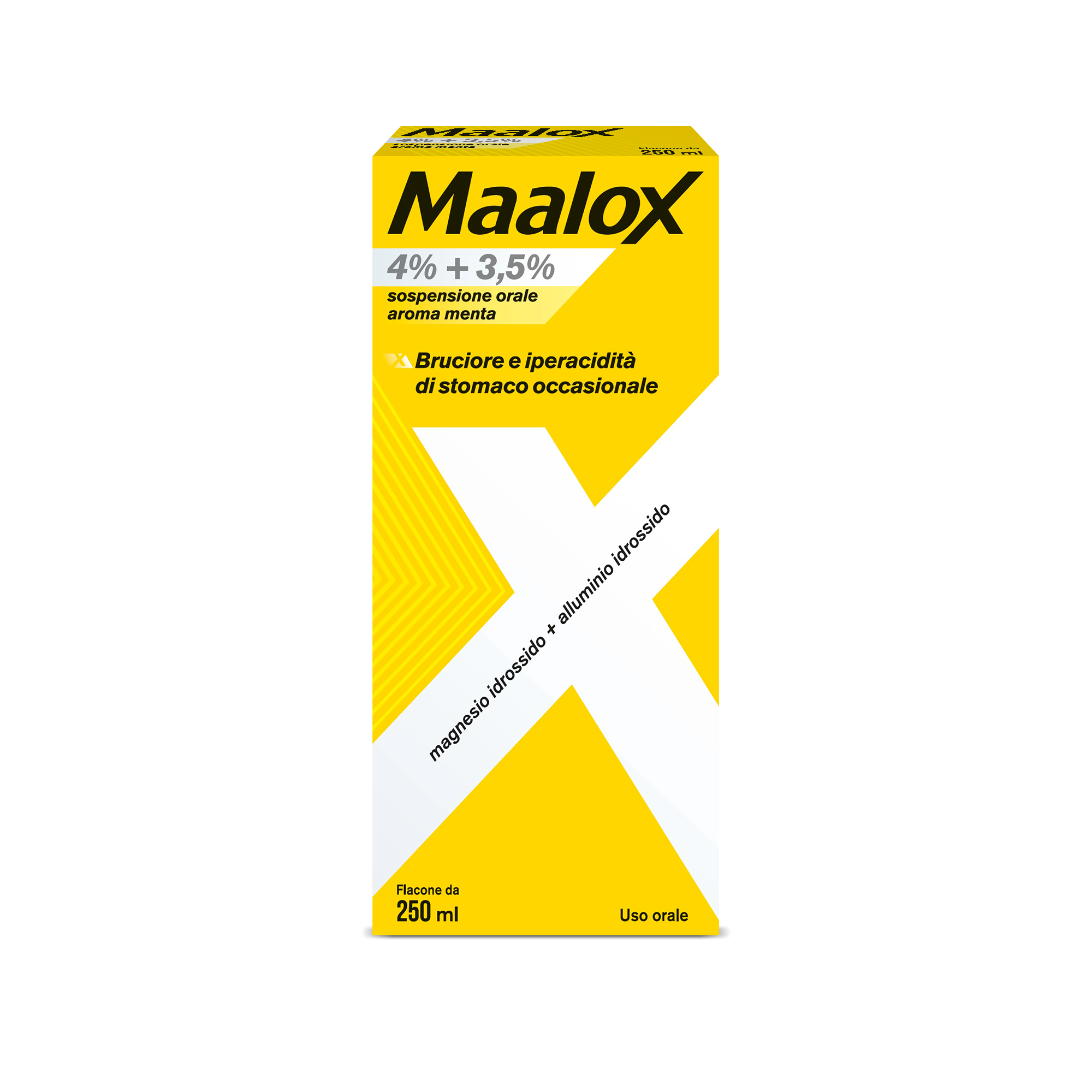 MAALOX SOSPENSIONE ORALE 250ML 4+3,5% GUSTO MENTA - Magnumfarma.it