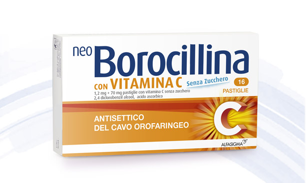NEOBOROCILLINA C 16 PASTIGLIE SENZA ZUCCHERO - Magnumfarma.it