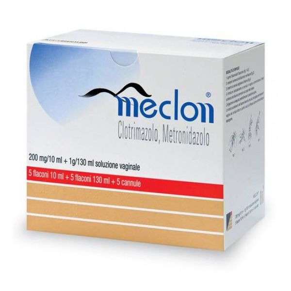 Meclon*200 mg/10 ml + 1 g/130 ml Soluzione Vaginale 5 Flaconi - Magnumfarma.it