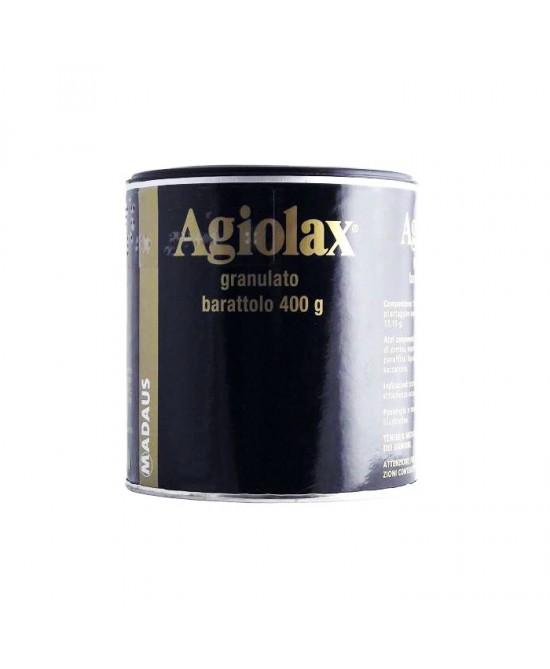 AGIOLAX GRANULATO PER SOLUZIONE ORALE BARATTOLO CON DA 400G CON CUCCHIAIO DOSATORE - Magnumfarma.it
