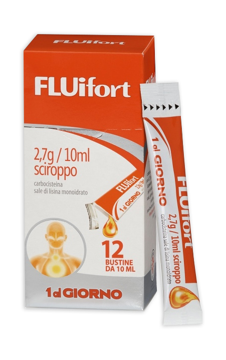FLUIFORT SCIROPPO 12 BUSTINE PRONTE ALL'USO  2,7G/10ML - Magnumfarma.it