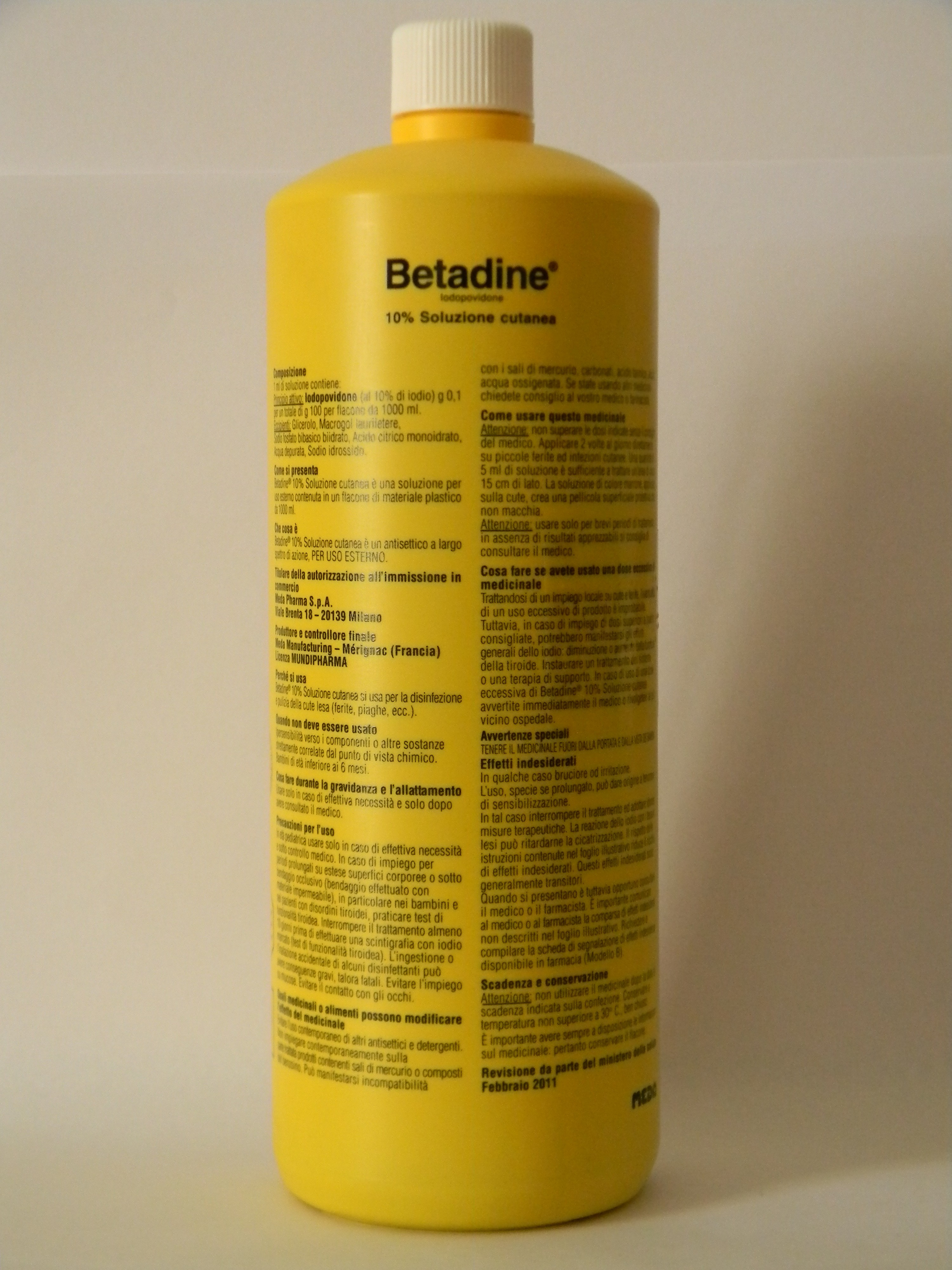 BETADINE*SOLUZ CUT FL 1000ML - Magnumfarma.it