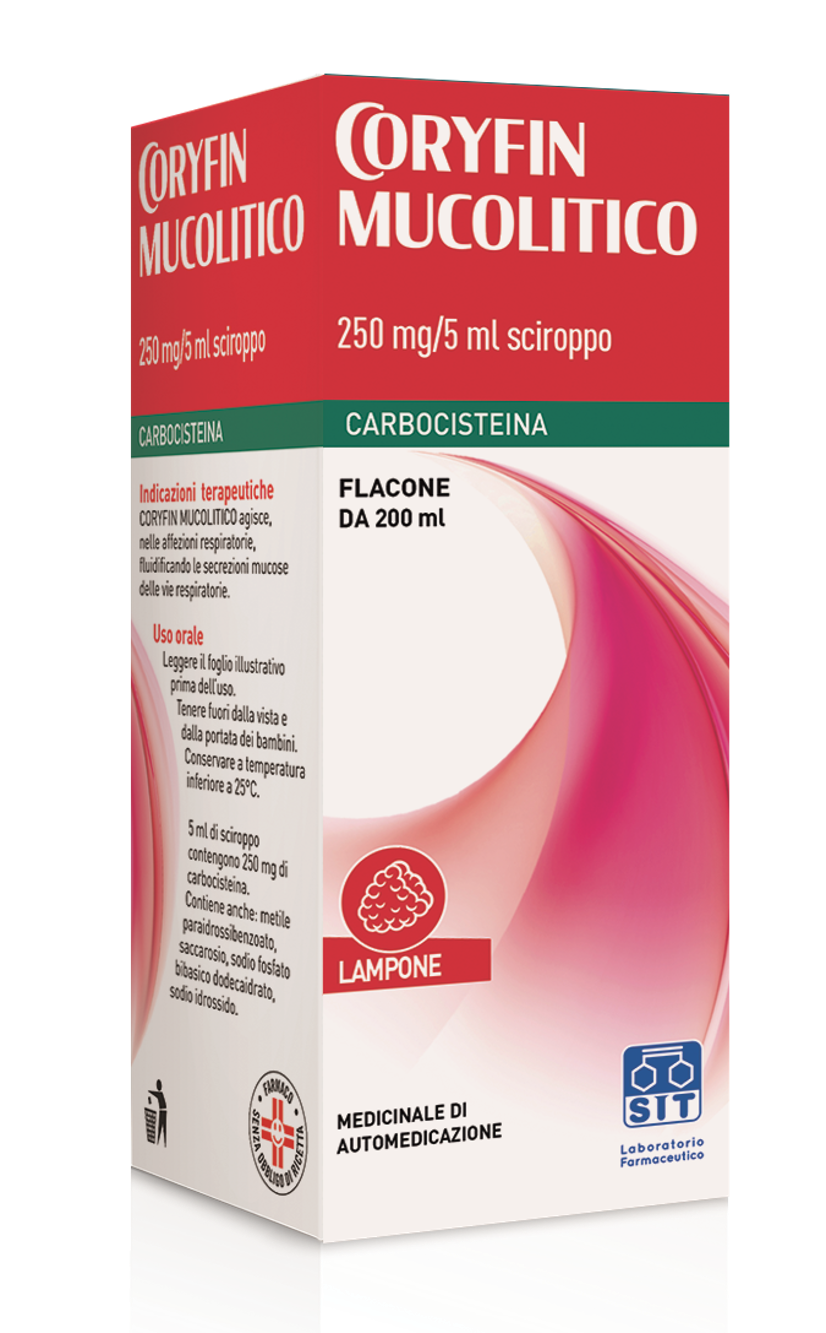 CORYFIN MUCOLITICO*SCIR 200ML - Magnumfarma.it