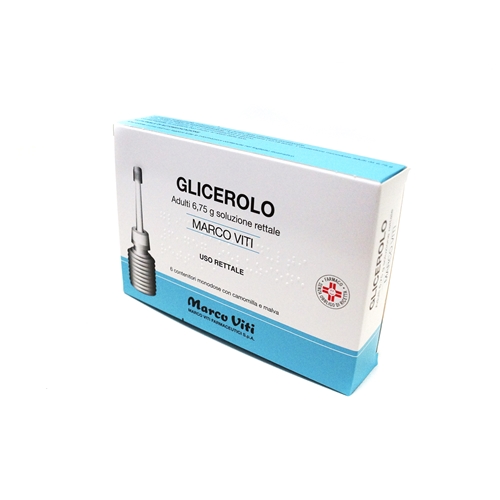 GLICEROLO SOLUZIONE RETTALE MARCO VITI 6 CLISMI 6,75G - Magnumfarma.it