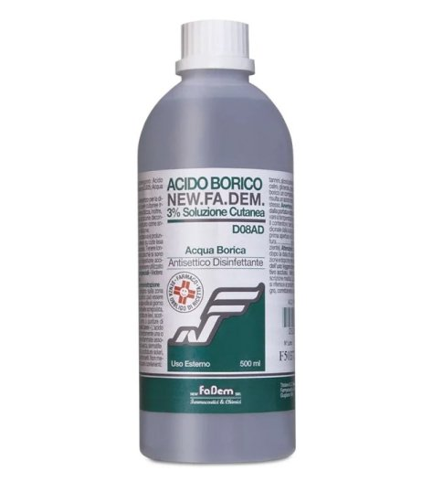 ACIDO BORICO NEW F*3% FL 500ML - Magnumfarma.it