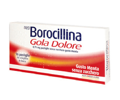 Neoborocillina Gola Dolore *16PST menta Senza Zucchero - Magnumfarma.it