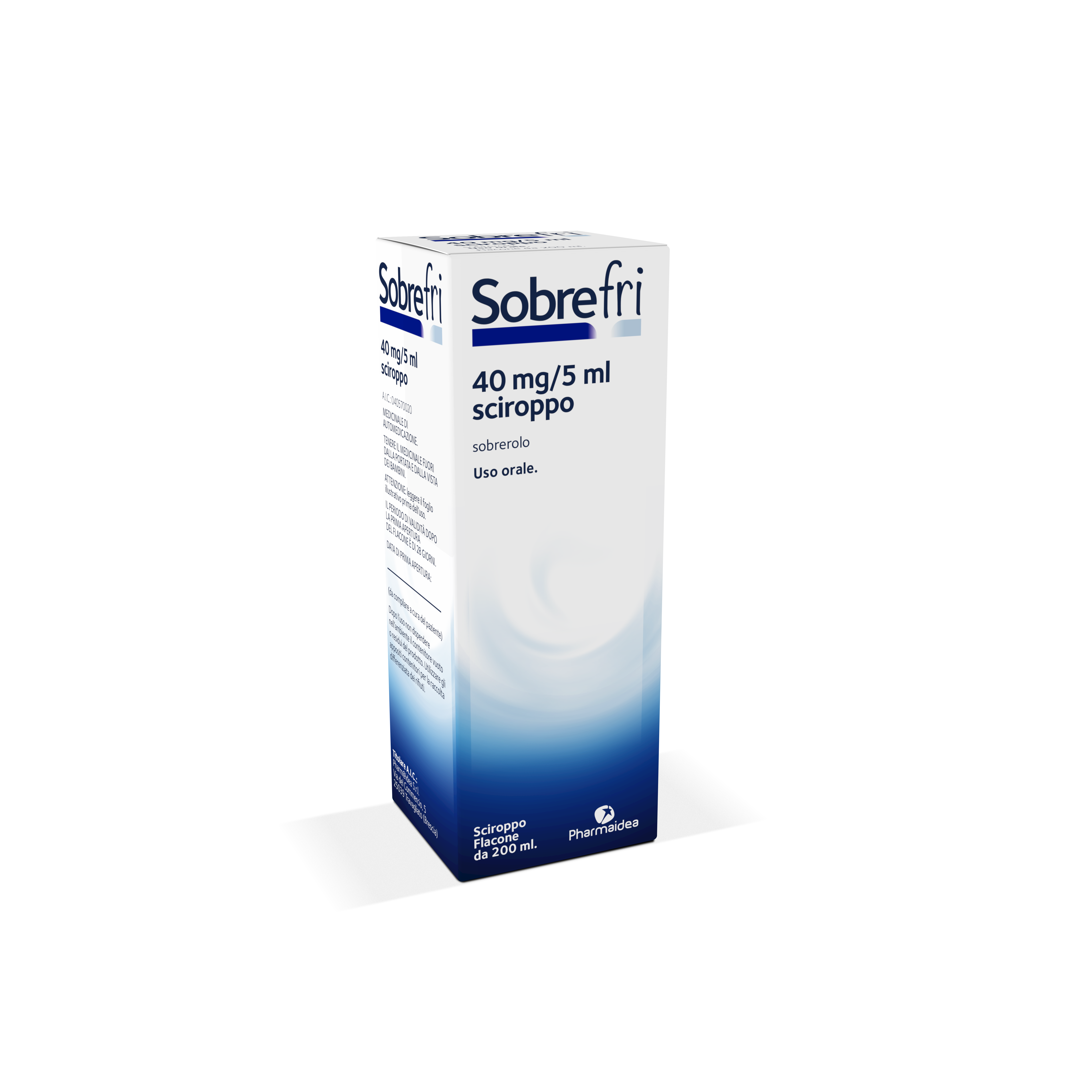 SOBREFRI SCIROPPO FLACONE 200ML 40MG/5ML - Magnumfarma.it