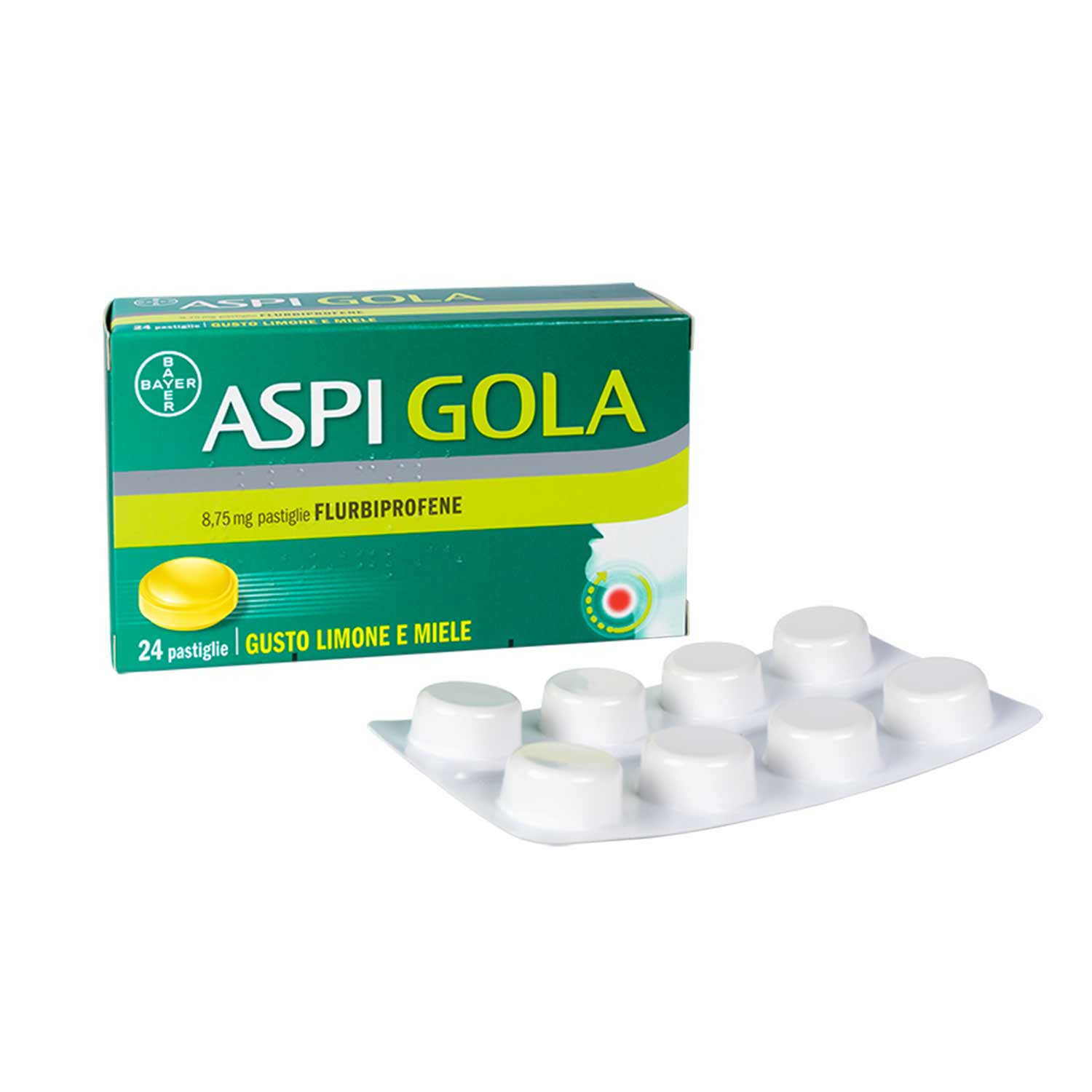 ASPI GOLA 24 PASTIGLIE - GUSTO LIMONE E MIELE - Magnumfarma.it