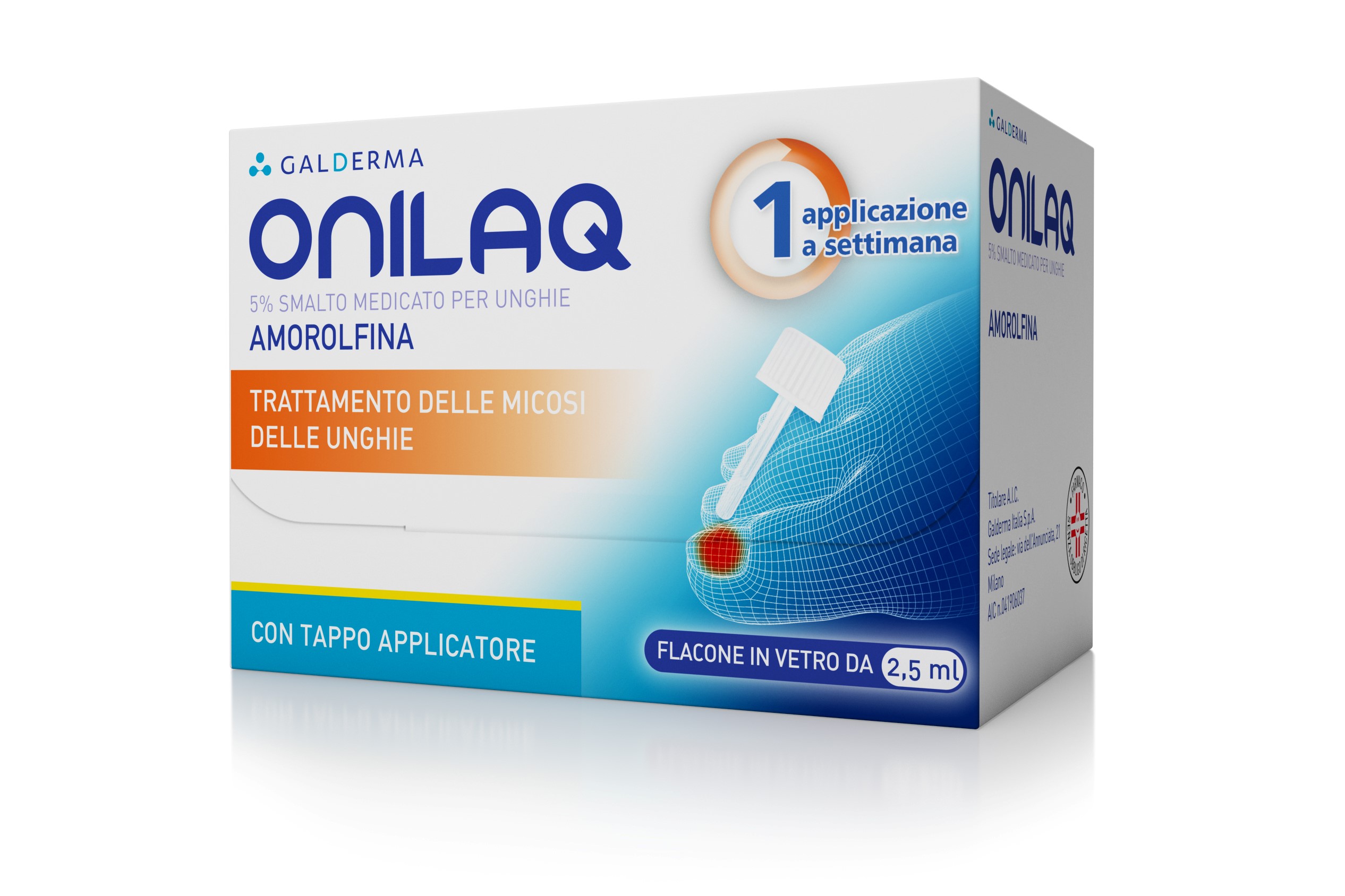 ONILAQ*SMALTO UNGHIE 2,5ML+TAP - Magnumfarma.it