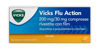 VICKS FLU ACTION*12CPR200+30MG - Magnumfarma.it