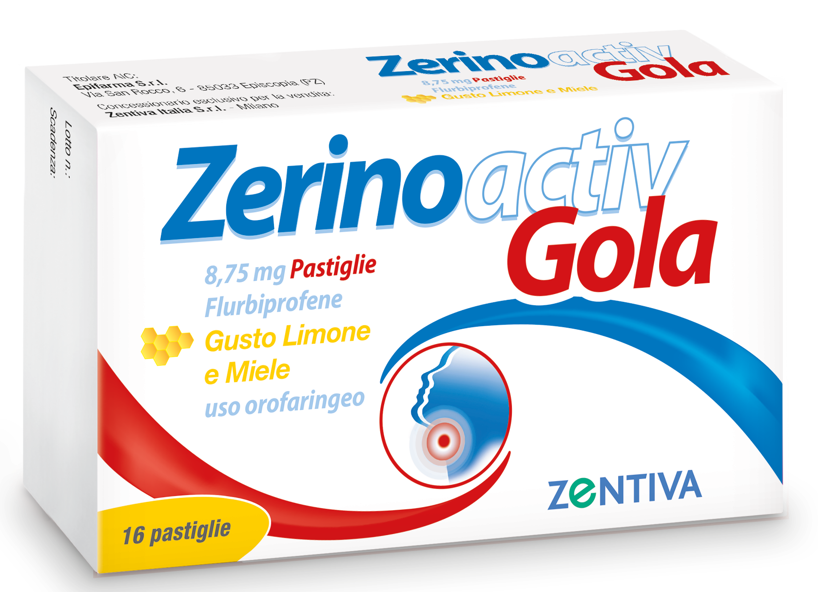 ZERINOACTIV GOLA*16PASTL LIM M - Magnumfarma.it