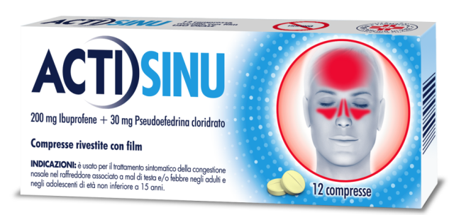 ACTISINU*12CPR 200MG+30MG - Magnumfarma.it