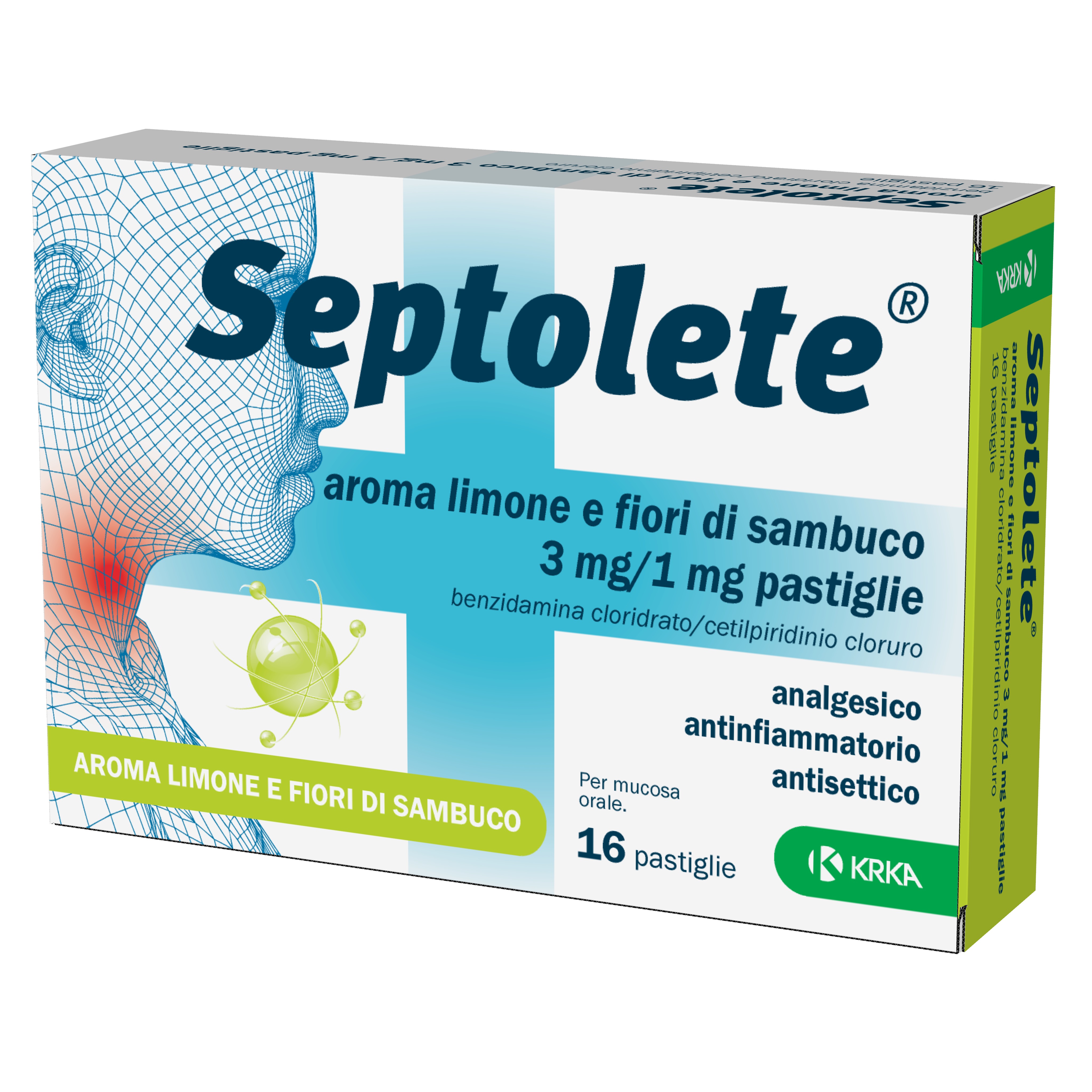 SEPTOLETE*16PAST3+1MG LIM FIOR - Magnumfarma.it