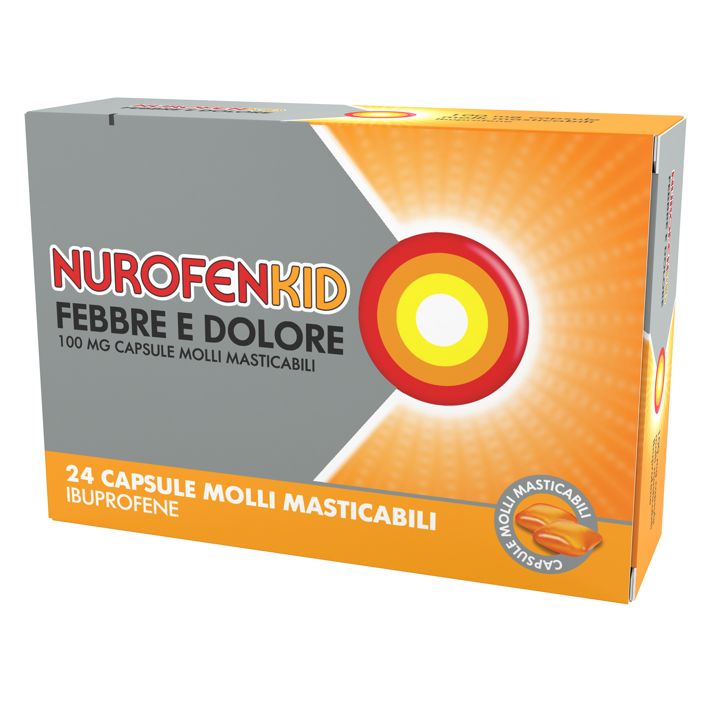 NUROFENKID FEBBRE D*24CPS100MG - Magnumfarma.it