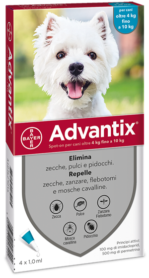 ADVANTIX SPOT ON*4PIP 4-10KG - Magnumfarma.it