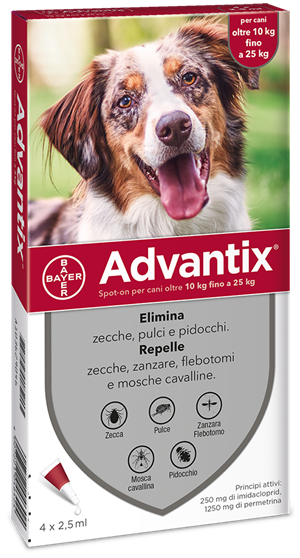 ADVANTIX SPOT ON*4PIP 10-25KG - Magnumfarma.it