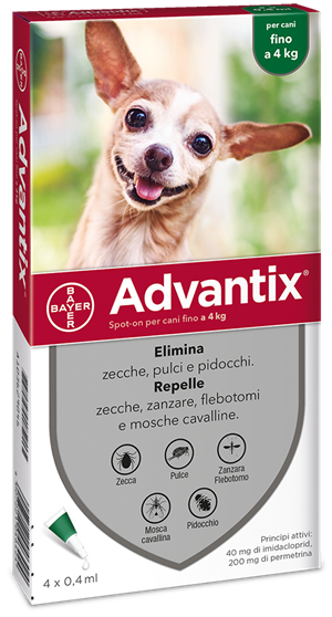 ADVANTIX SPOT ON*4PIP 0-4KG - Magnumfarma.it