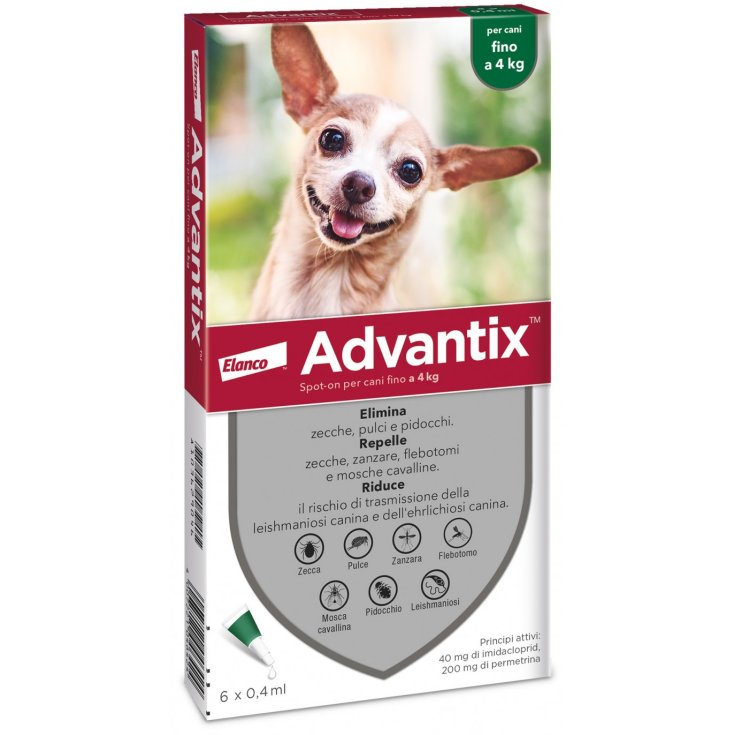 ADVANTIX SPOT ON*6PIP 0-4KG - Magnumfarma.it