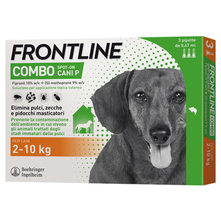 FRONTLINE COMBO*3PIP 2-10KG CA - Magnumfarma.it