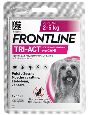 FRONTLINE TRI-ACT*1PIP 2-5KG - Magnumfarma.it