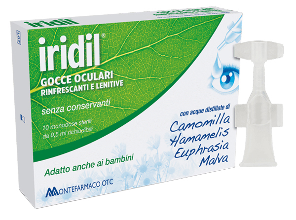 GOCCE OCULARI IRIDIL 10 AMPOLLE MONODOSE RICHIUDIBILI 0,5 ML - Magnumfarma.it