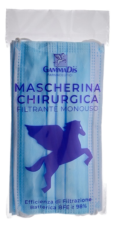 MASCHERINA CHIRURGICA 3 PEZZI GAMMADIS - Magnumfarma.it