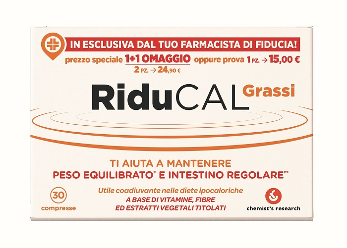 RIDUCAL GRASSI 30 COMPRESSE - Magnumfarma.it
