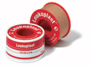 CEROTTO CHIRURGICO PER FISSAGGIO MEDICAZIONI IN ROCCHETTO LEUKOPLAST SUPPORTO VISCOSA COLOR PELLE MASSA ADESIVA CAUCCIU' OSSIDO DI ZINCO 2,5X500CM - Magnumfarma.it