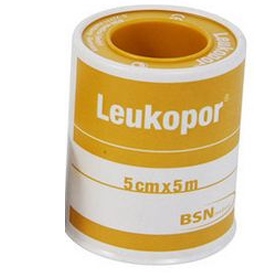 CEROTTO IN ROCCHETTO LEUKOPOR IPOALLERGENICO TESSUTO NON TESSUTO BIANCO 5X500 CM - Magnumfarma.it