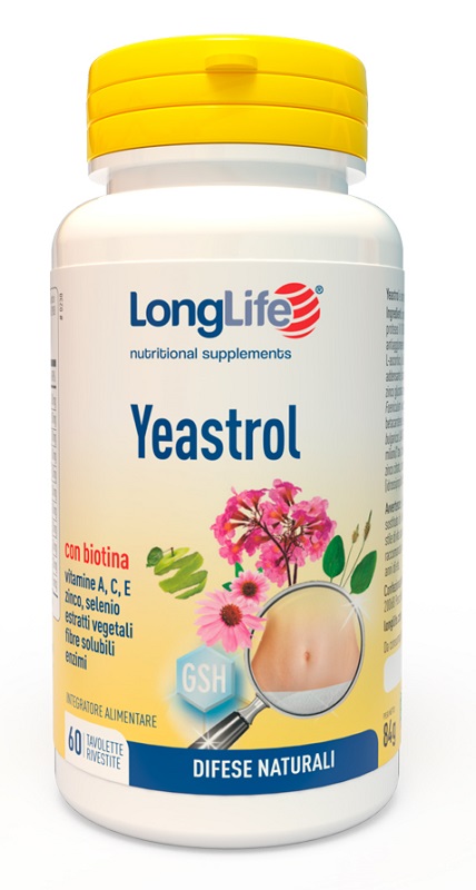 LONGLIFE YEASTROL 60 TAVOLETTE RIVESTITE - Magnumfarma.it