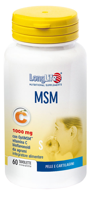 LONGLIFE MSM 1000 MG 60 TAVOLETTE - Magnumfarma.it