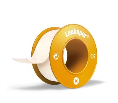 CEROTTO IN ROCCHETTO LEUKOPOR IPOALLERGENICO TESSUTO NON TESSUTO BIANCO 2,5X920 CM CON DISPENSER - Magnumfarma.it
