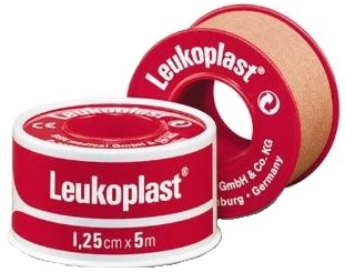 CEROTTO CHIRURGICO PER FISSAGGIO MEDICAZIONI IN ROCCHETTO LEUKOPLAST SUPPORTO VISCOSA COLOR PELLE MASSA ADESIVA CAUCCIU' OSSIDO DI ZINCO 1,25X500CM MUTUABILE - Magnumfarma.it