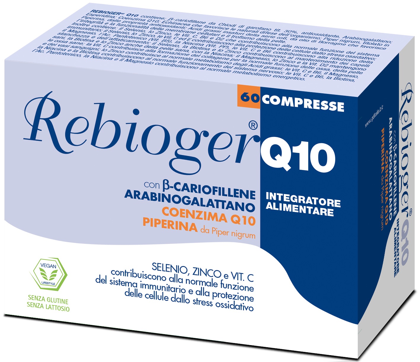 REBIOGER Q10 60 COMPRESSE - Magnumfarma.it