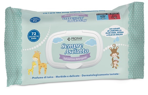SALVIETTINE UMIDIFICATE SEMPRE ASCIUTTO 72 PEZZI  - Magnumfarma.it