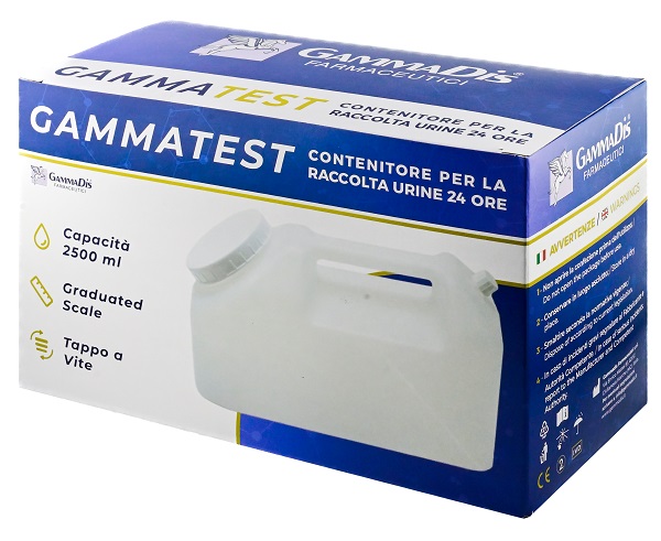 CONTENITORE STERILE PER LA RACCOLTA URINA GAMMASI 24H 2500 ML GAMMADIS - Magnumfarma.it