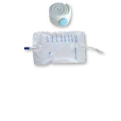 SACCA RACCOGLI URINA DA GAMBA PER INCONTINENZA IN PVC 750 ML TUBO RACCORDO DIRITTO 10 CM+RUBINETTO SCARICO+VALVOLA ANTIREFLUSSO+2 FASCE A BOTTONI 10 PEZZI - Magnumfarma.it