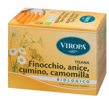 VIROPA FINOCCHIO/CUMINO/ANICE/CAMOMILLA BIO 15 BUSTINE - Magnumfarma.it