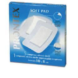 GARZA COMPRESSA PRONTEX SOFT PAD 10X8 CM 6 PEZZI (5 TNT + 1 IMPERMEABILE AQUA PAD) - Magnumfarma.it