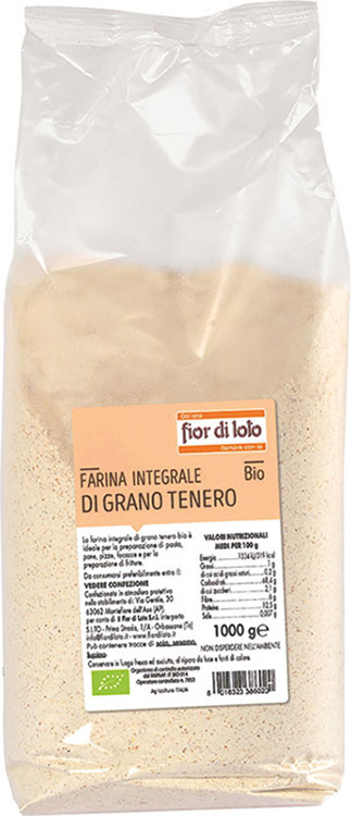 FARINA INTEGRALE DI GRANO TENERO 1 KG - Magnumfarma.it