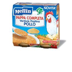 MELLIN PAPPA COMPLETA POLLO 250 G 2 PEZZI - Magnumfarma.it